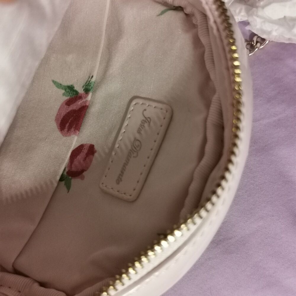 Jesus Diamante Purse Rose Print Hime Gyaru Gal Style Crossbody Floral Spring Bag View 4